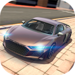 Logo of Extreme Car Driving Simulator android Application 